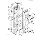 Kenmore 1068532882 freezer door parts diagram
