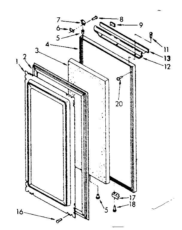 Serva-door parts