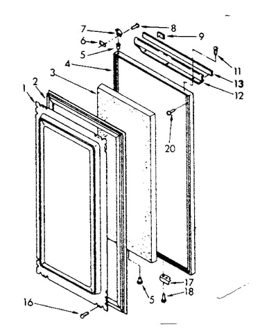 Serva-door parts