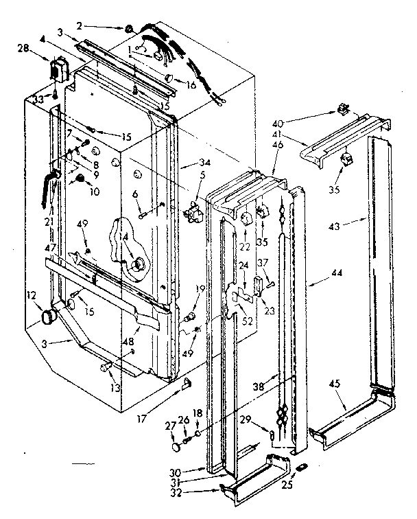Breaker trim and liner parts