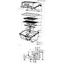 Kenmore 2581055180 grill and burner section diagram
