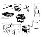 Kenmore 2581055180 optional accessories diagram