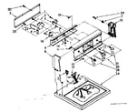Kenmore 11086379620 top and control panel parts diagram