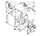 Kenmore 11086556110 cabinet parts diagram