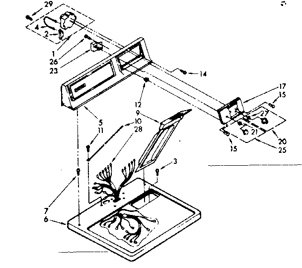 Top and console parts