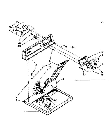Top and console parts