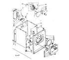 Kenmore 11086545120 cabinet parts diagram