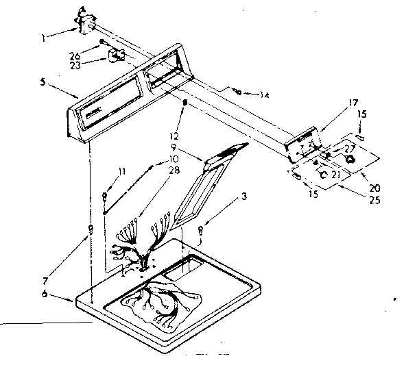 Top and console parts