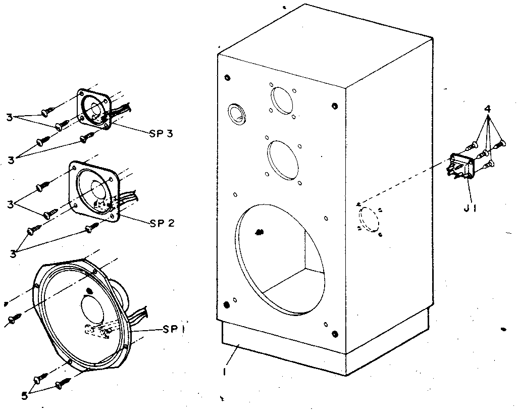 SPEAKER BOX ASSEMBLY