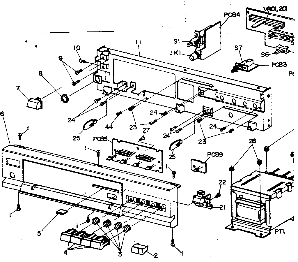 Front chassis assembly