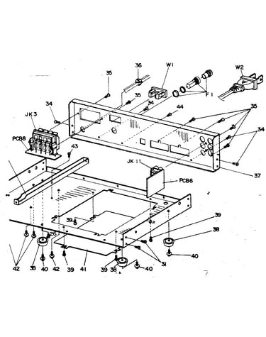 Rear chassis assembly