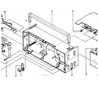 LXI 56021385550 handle assembly and middle cabinet diagram