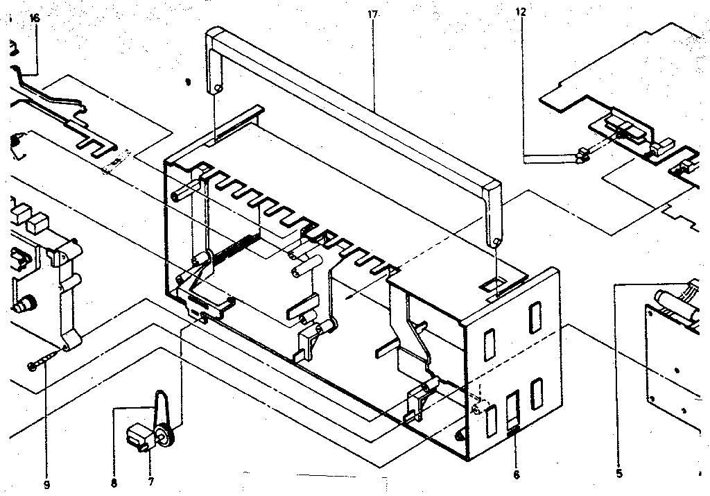 Handle assembly and middle cabinet