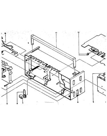 Handle assembly and middle cabinet