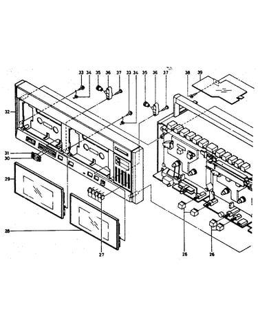 Front cabinet assembly
