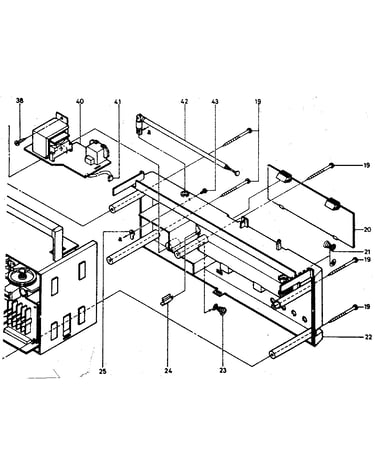 Rear cabinet assembly