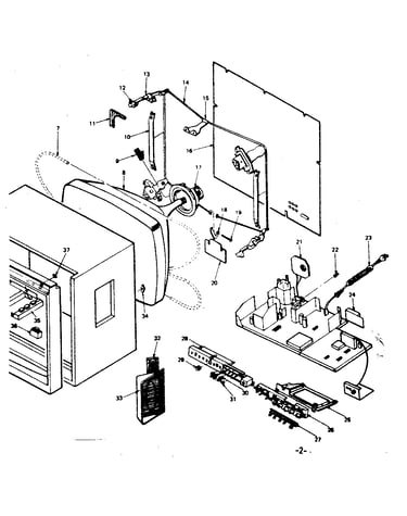 Back cabinet assembly