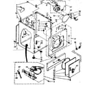 Kenmore 11087406650 cabinet parts diagram
