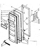 Refrigerator door parts
