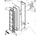 Kenmore 1068559212 freezer door parts diagram