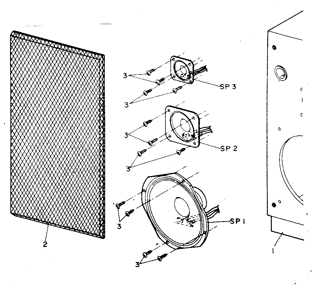 Front panel assembly