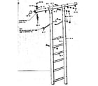 Sears 70172567-1 ladder assembly diagram