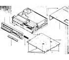 LXI 56453382550 front cabinet assembly diagram
