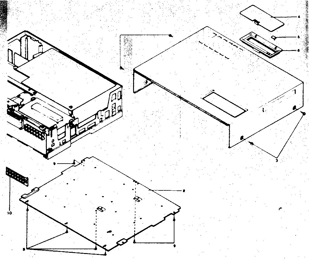 Top and bottom cover assembly