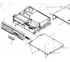 LXI 56453282550 front cabinet assembly diagram
