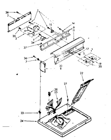 Top and console parts