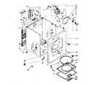 Kenmore 11086568110 cabinet parts diagram