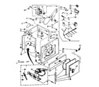Kenmore 11077408160 cabinet parts diagram