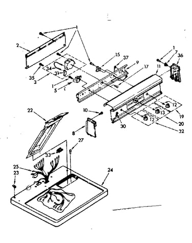 Top and console parts