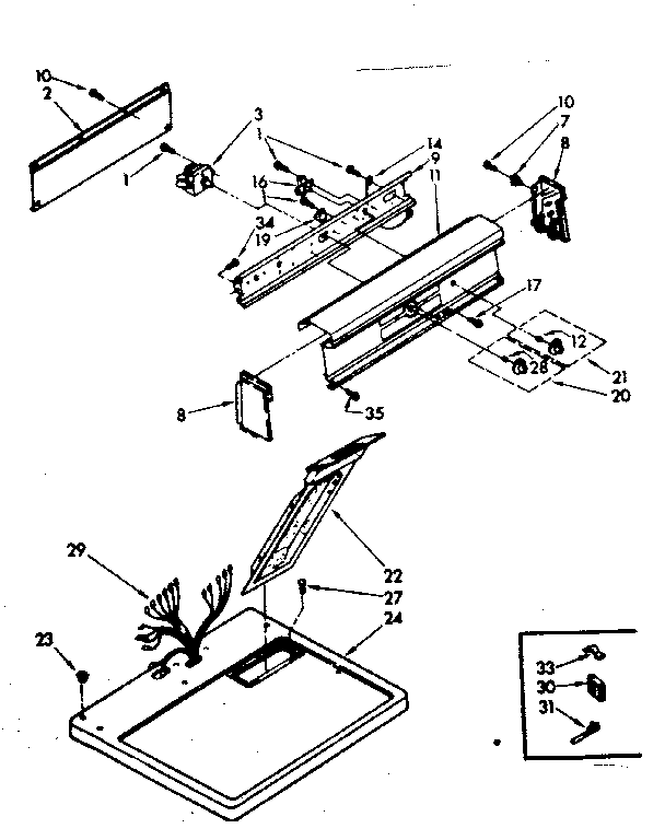 TOP AND CONSOLE PARTS