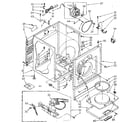 Kenmore 11087568110 cabinet parts diagram