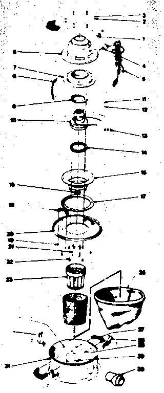 Head filter assembly