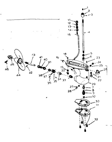Gear housing assembly
