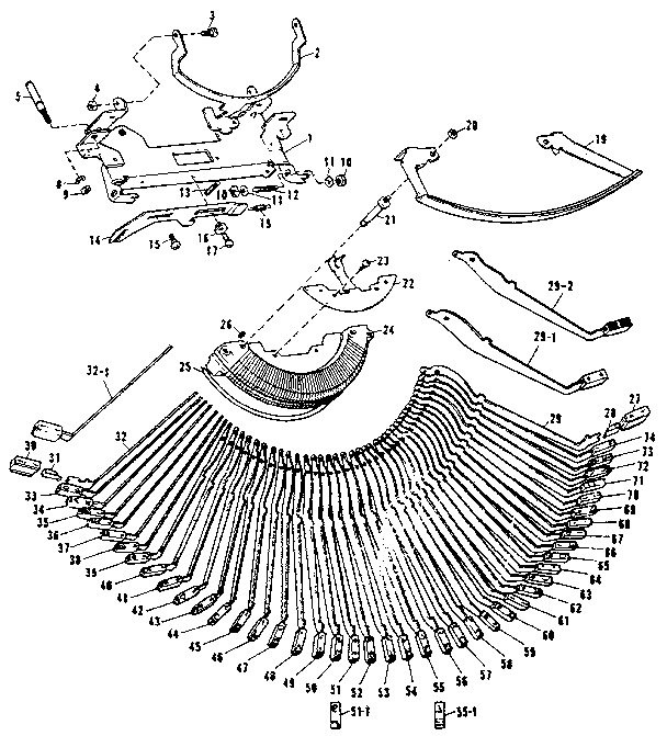 SECTOR PLATE, TYPE BAR