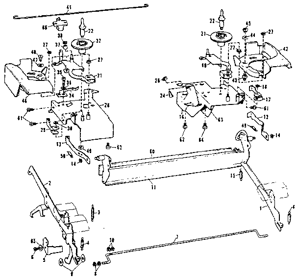 CASSETTE RIBBON HOLDER, SHIFT KEY