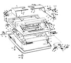 Sears 26853960 main cover, chassis diagram