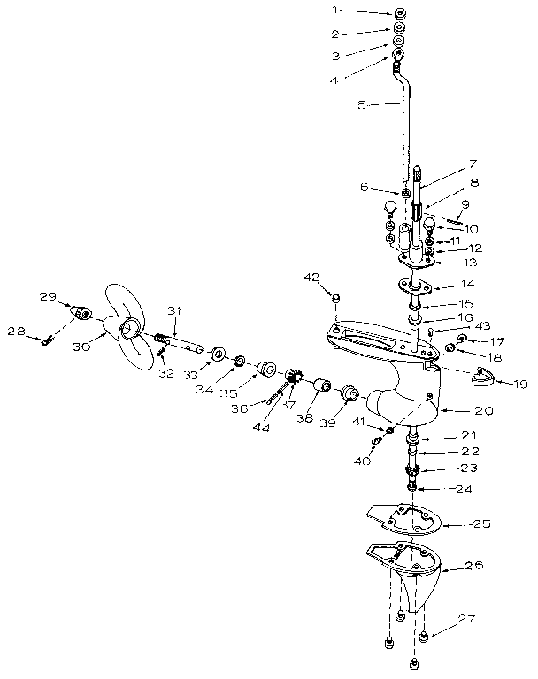 Gear box assembly