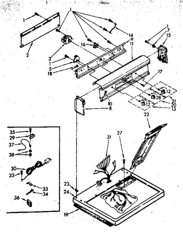 Top and console parts