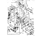 Kenmore 11087475930 cabinet parts diagram