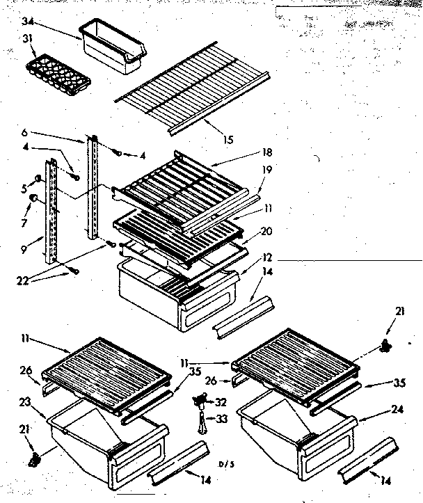 Shelf parts