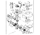 Craftsman 217585410 engine assembly no. 643-21 diagram