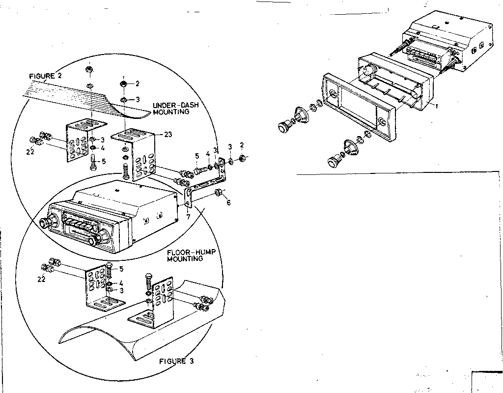 Installation mechanical parts