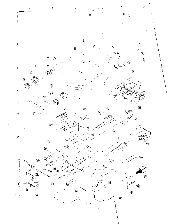 Cabinet and chassis parts
