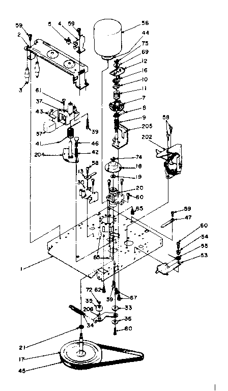 8 TRACK MECHANISM PARTS