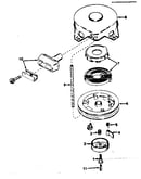 Rewind starter assembly no. 590420