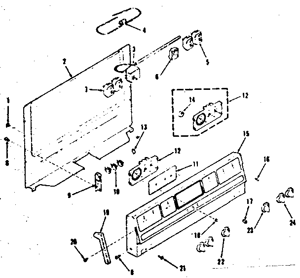 Backguard section